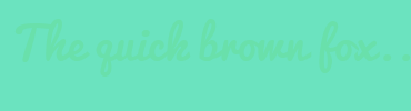 Image with Font Color 69E0AB and Background Color 6BE3BF